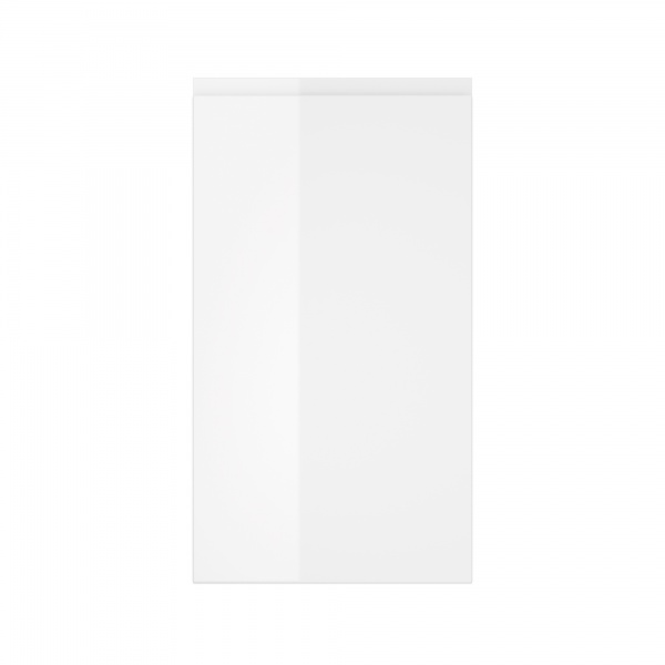 115 X 597 Slab Drawer Front - Strada White Gloss